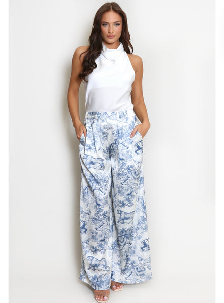 Toile Satin Trousers London