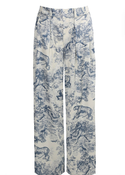 Toile Satin Trousers London