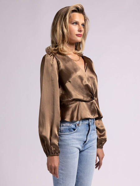 Gabrielle Top in Bronze