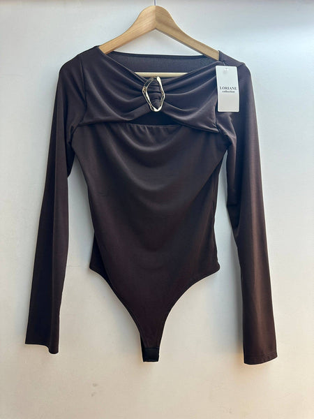 Bodysuit with buckle 1223