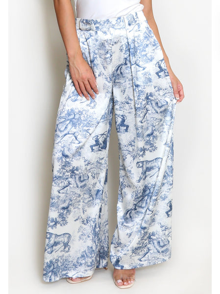 Toile Satin Trousers London