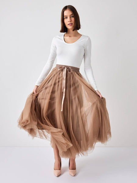 Aria tulle skirt Powder pink