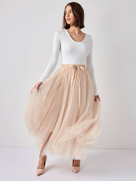 Aria tulle skirt Powder pink